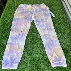 YOUNG FABULOUS & BROKE Tie Dye Joggers size medium